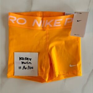 Nike Pro Shorts, XS, NWT
